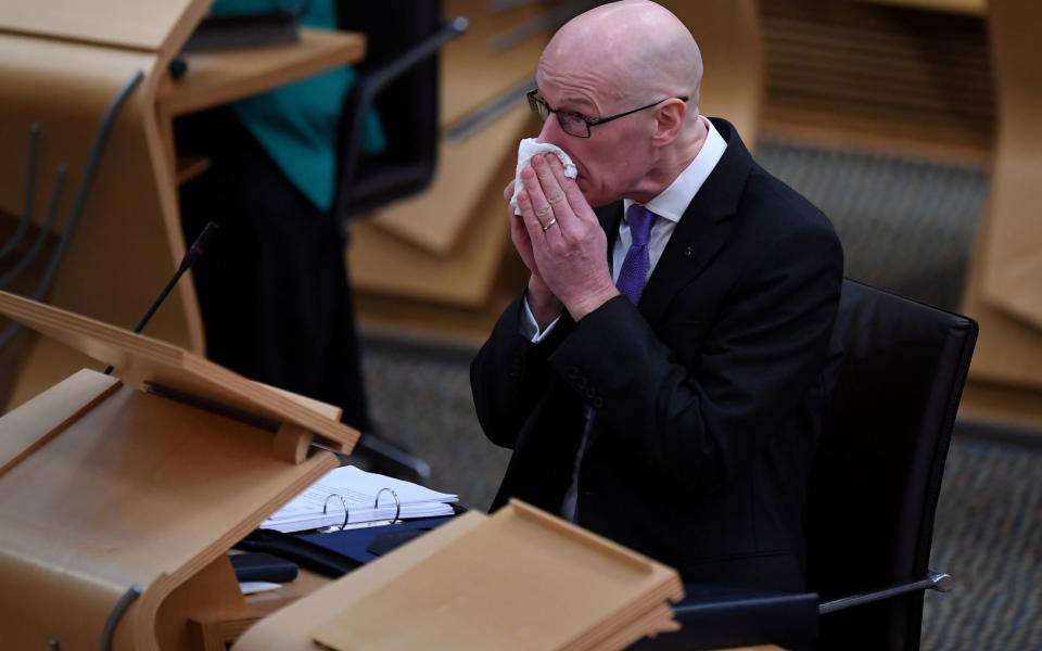 John Swinney announced the plans - Pool/REUTERS