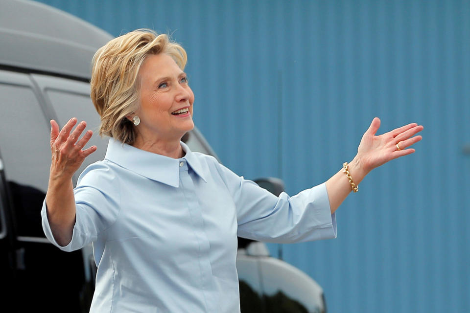 Hillary Clinton in White Plains, N.Y.