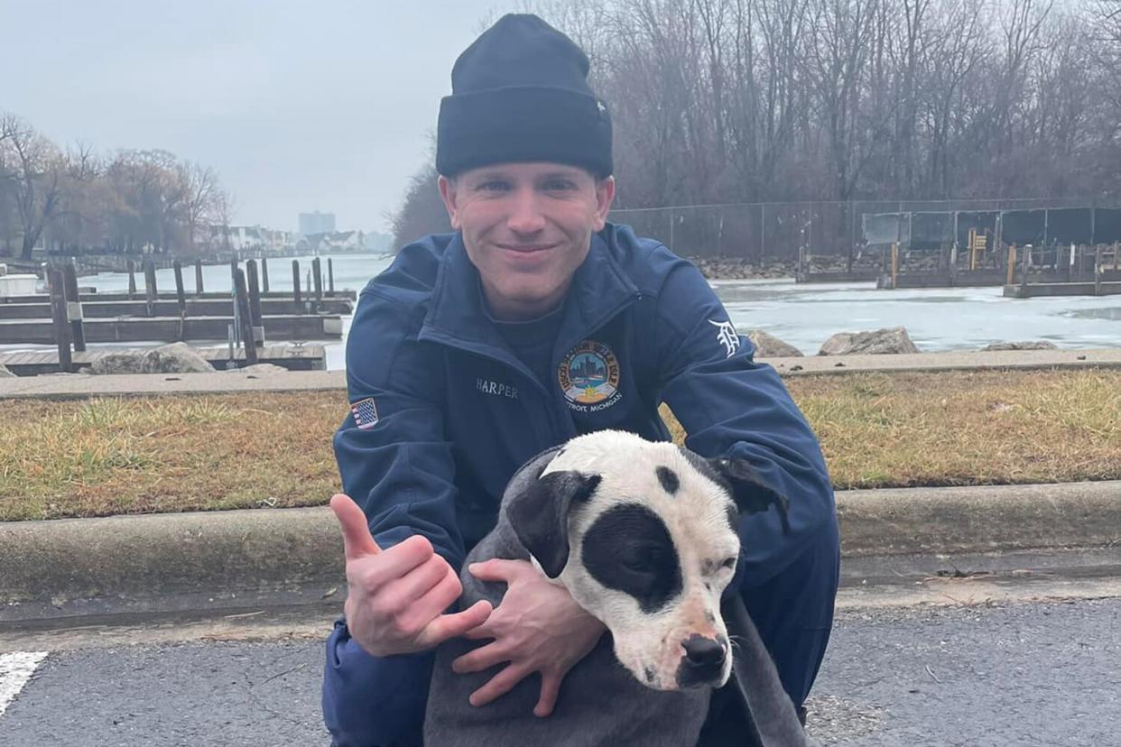 Coast Guard Dog Rescue Detroit River