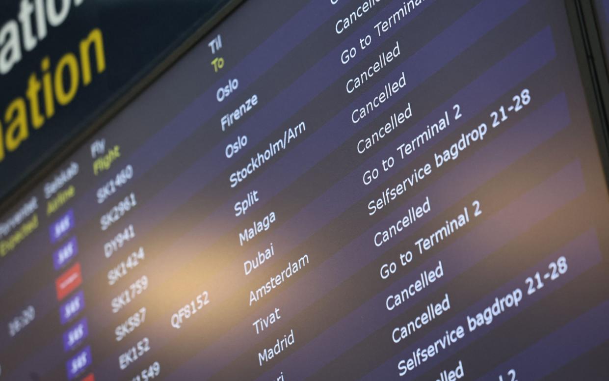 cancelled flights airlines ryanair easyjet jet2 wizz air British Airways BA - Getty