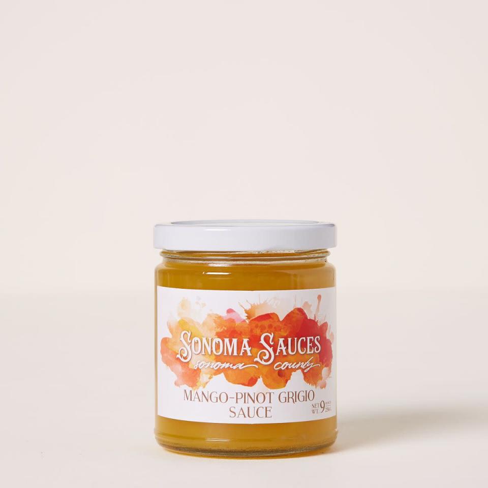 <p><strong>Uncommon Goods</strong></p><p>uncommongoods.com</p><p><strong>$17.00</strong></p><p>They'll love drizzling these wine-infused sauces on their favorite desserts. While they don't contain alcohol, they are made from spices, whole fruit and Sonoma County wines. Choose from Dark Cherry Zinfandel, Blackberry Merlot and Mango Pinot Grigio. </p><p><strong>RELATED: </strong><a href="https://www.goodhousekeeping.com/holidays/gift-ideas/g4708/wine-gifts/" rel="nofollow noopener" target="_blank" data-ylk="slk:Unique Wine Gifts That Are Way Better Than Another Bottle of Pinot" class="link ">Unique Wine Gifts That Are Way Better Than Another Bottle of Pinot</a></p>