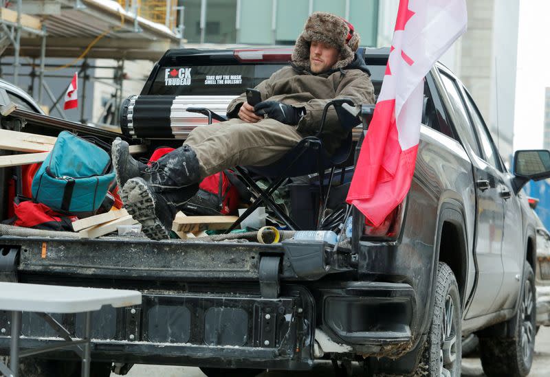 Truckers and supporters continue to protest against the COVID-19 vaccine mandates in Ottawa