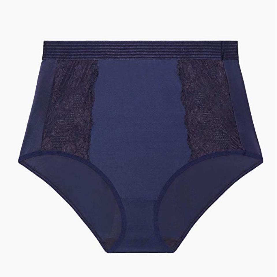 Savage X Fenty Women's Curvy Floral Lace High-Waist Brief