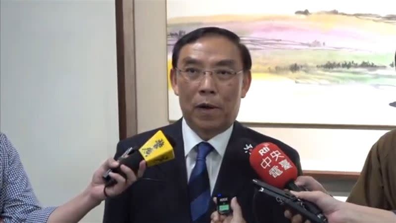法務部長蔡清祥表示，歡迎通緝犯回台接受調查，會依法辦理。（圖／翻攝畫面）