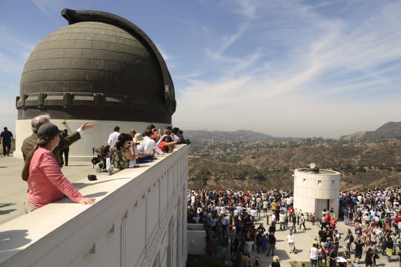 On December 4, 1942, U.S. President Franklin D. Roosevelt ordered liquidation of the Works Projects Administration, created during the Great Depression to provide work for the unemployed. The Griffith Observatory in Los Angeles was among the many projects constructed under the WPA. File Photo by Phil McCarten/UPI