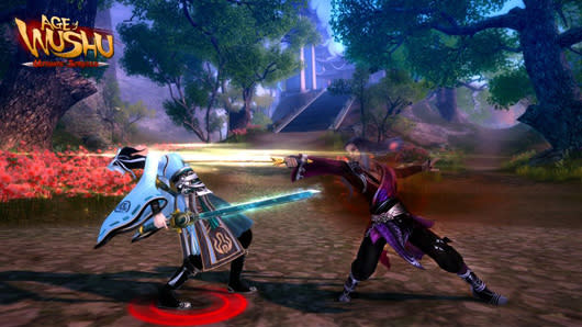 New screenshots spotlight Age of Wushu's advanced school skill sets