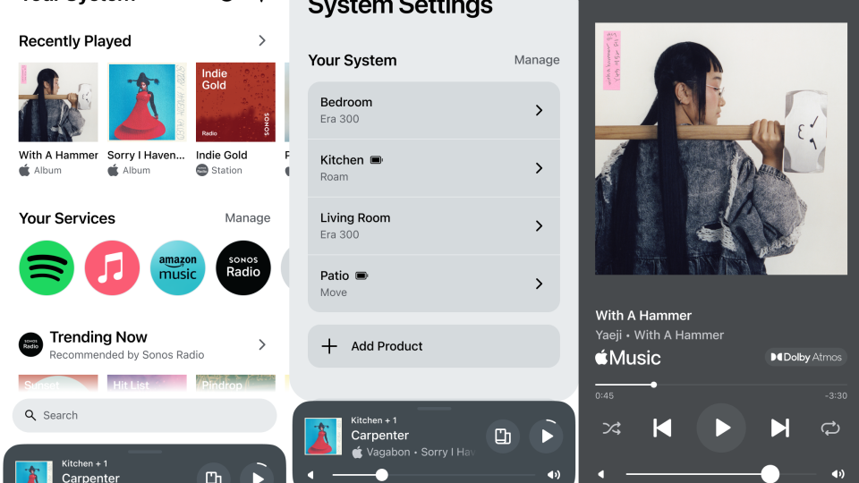 Sonos app redesign