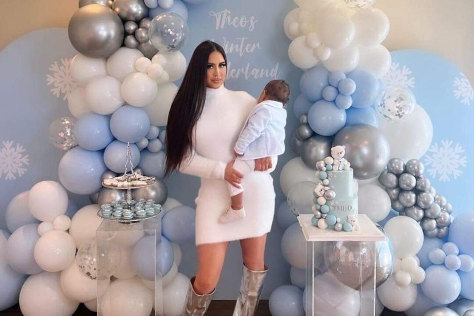 Maralee Nichols Throws Her and Tristan Thompson's Son Theo a 'Winter One-derland' First Birthday Party