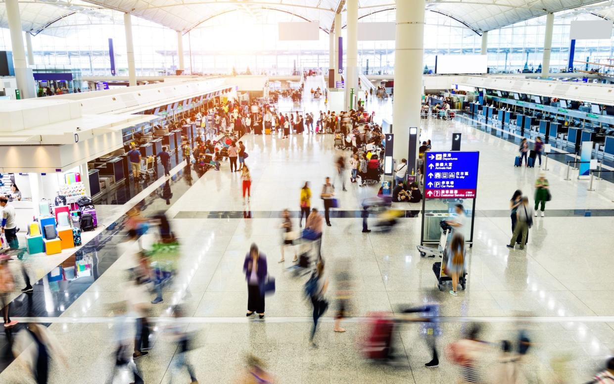 Airport concourse - Getty