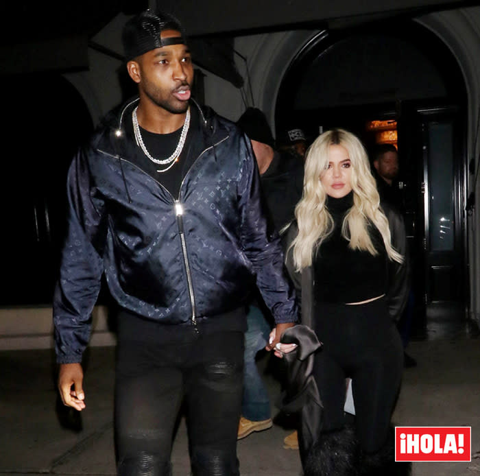 Khloé Kardashian y Tristan Thompson