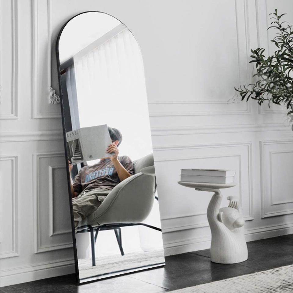 20) Arched Full Length Floor Mirror