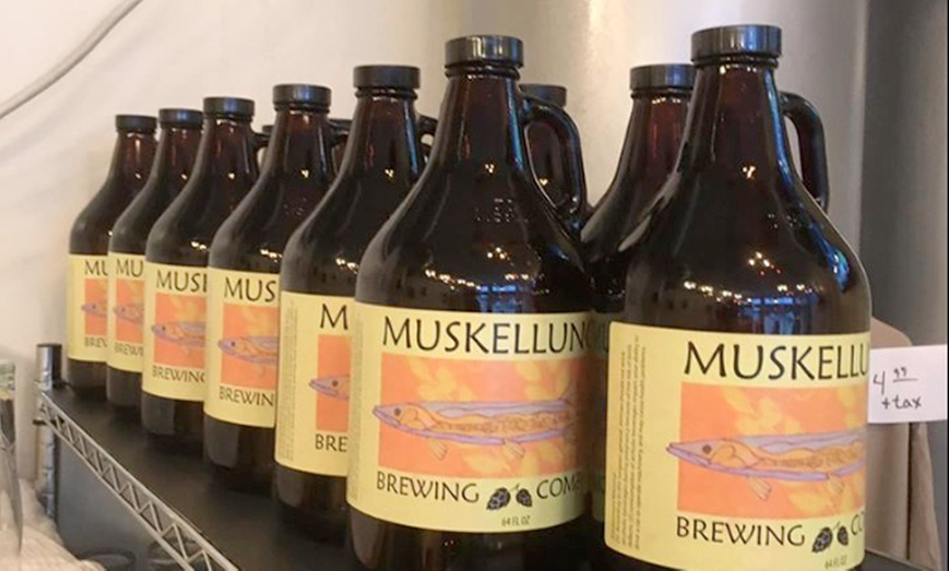 Pick up your favorite brew in a growler from Muskellunge Brewing Company in downtown Canton.