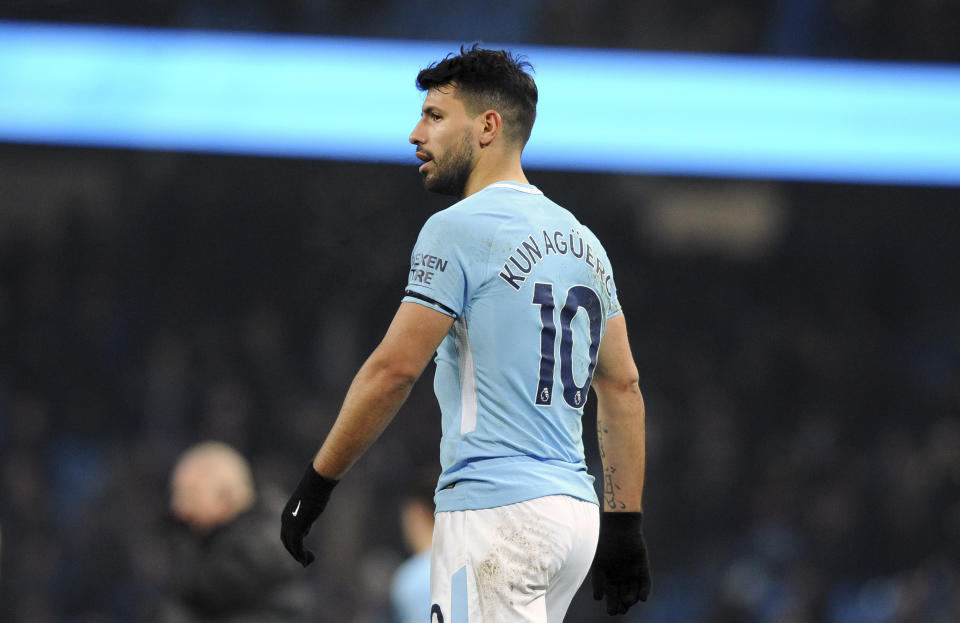Manchester City’s Sergio Aguero has proved to be a thorn in Spurs’ side for years.