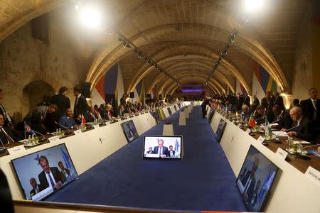 European Union leaders and their African counterparts attend the Valletta Summit on Migration in Valletta, Malta, November 12, 2015. REUTERS/Darrin Zammit Lupi