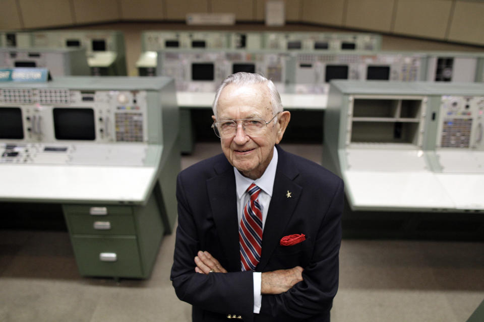 Chris Kraft, who created NASA&rsquo;s Mission Control and made split-second white-knuckle decisions from the first daring Mercury mission to the triumphant moon landings, died on July 22, 2019. He was 95.