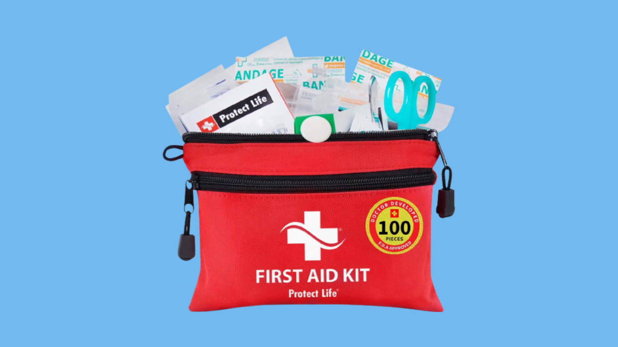 Our favorite first aid kit is a good thing to pack for your trip.