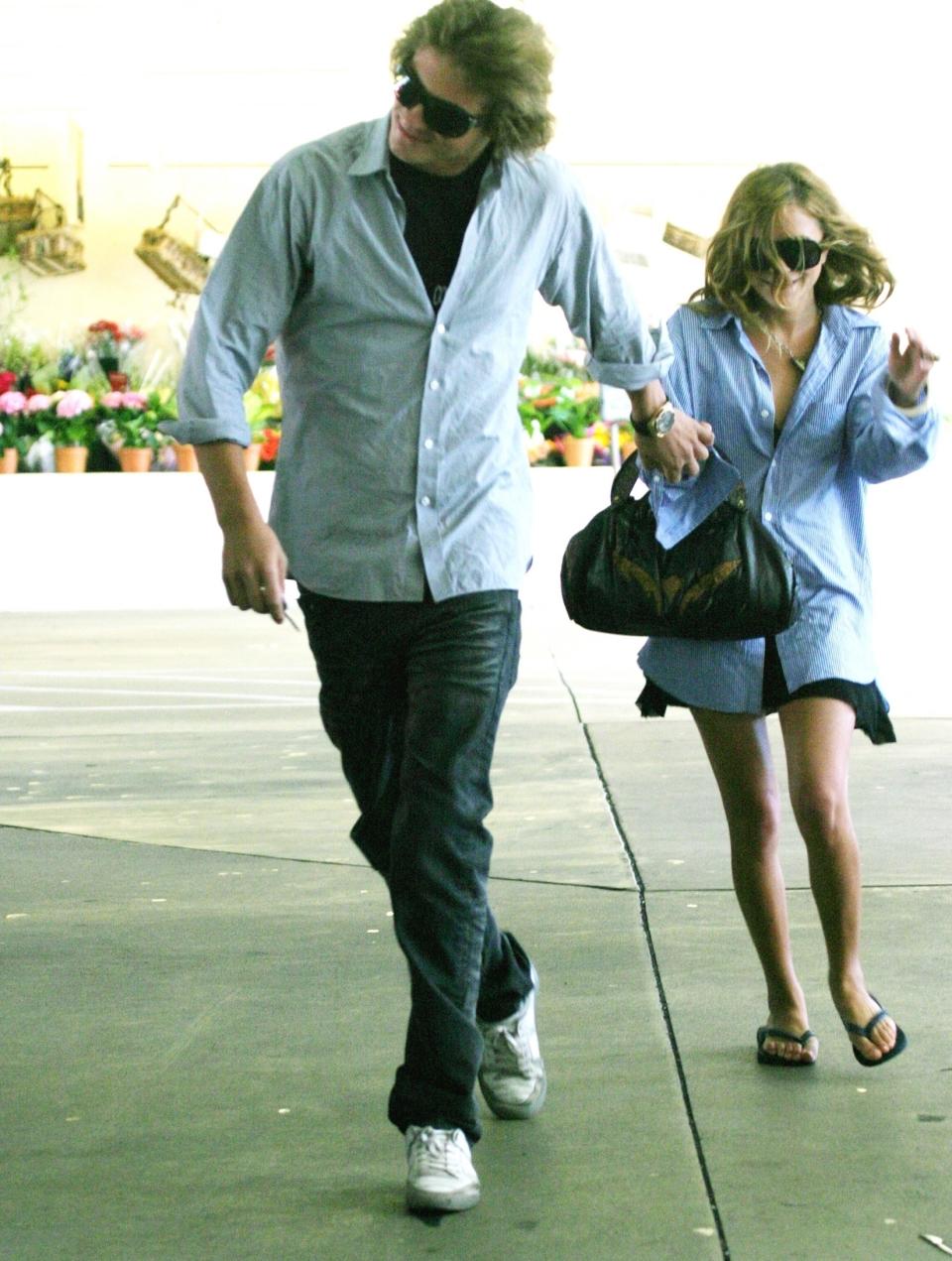 Stavros Niarchos and Mary-Kate Olsen
