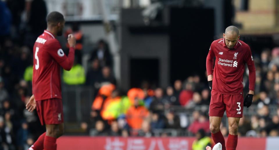 Gegen Fabinho (r.) vom FC Liverpool besteht ein ekelhafter Verdacht. (Bild: Getty Images)