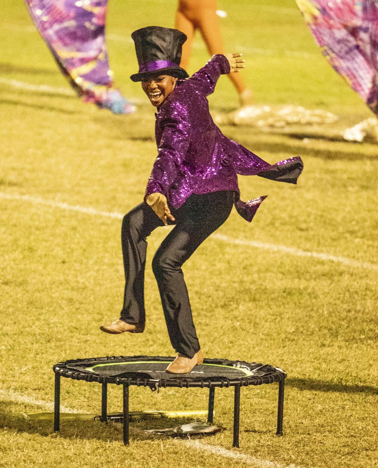 Ja’Niyla Edwards is among the highlights of the Southeast Nolettes' colorful halftime show this football season.