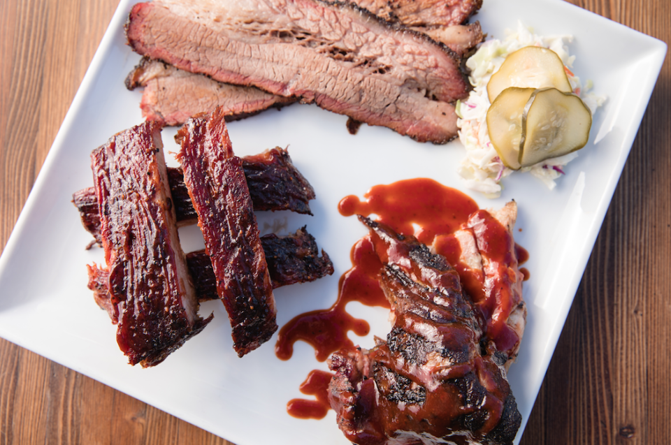 Smoked meats at Liberty Station American Tavern and Smokehouse.