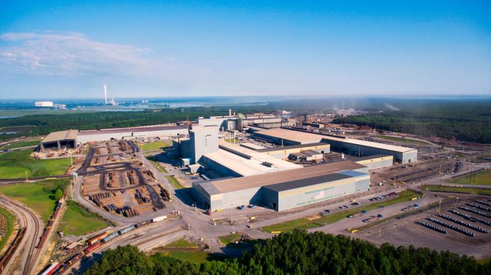 Nucor Corp., one of the largest manufacturers of steel and steel products in North America based in Charlotte, will invest $425 million and add 50 full-time jobs at its Berkeley County mill in South Carolina.