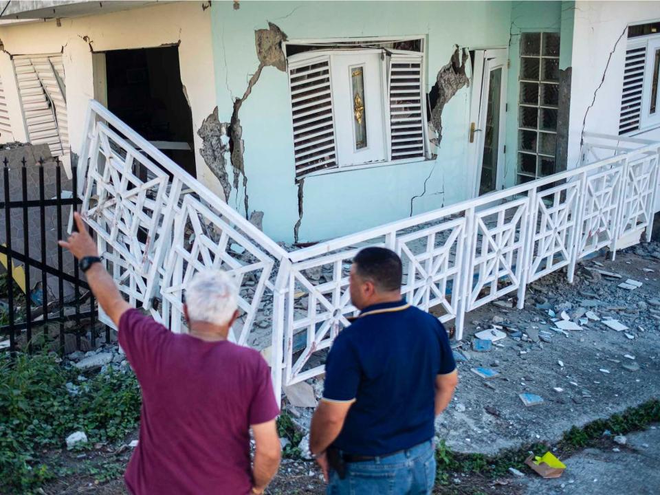 Puerto Rico earthquake damage