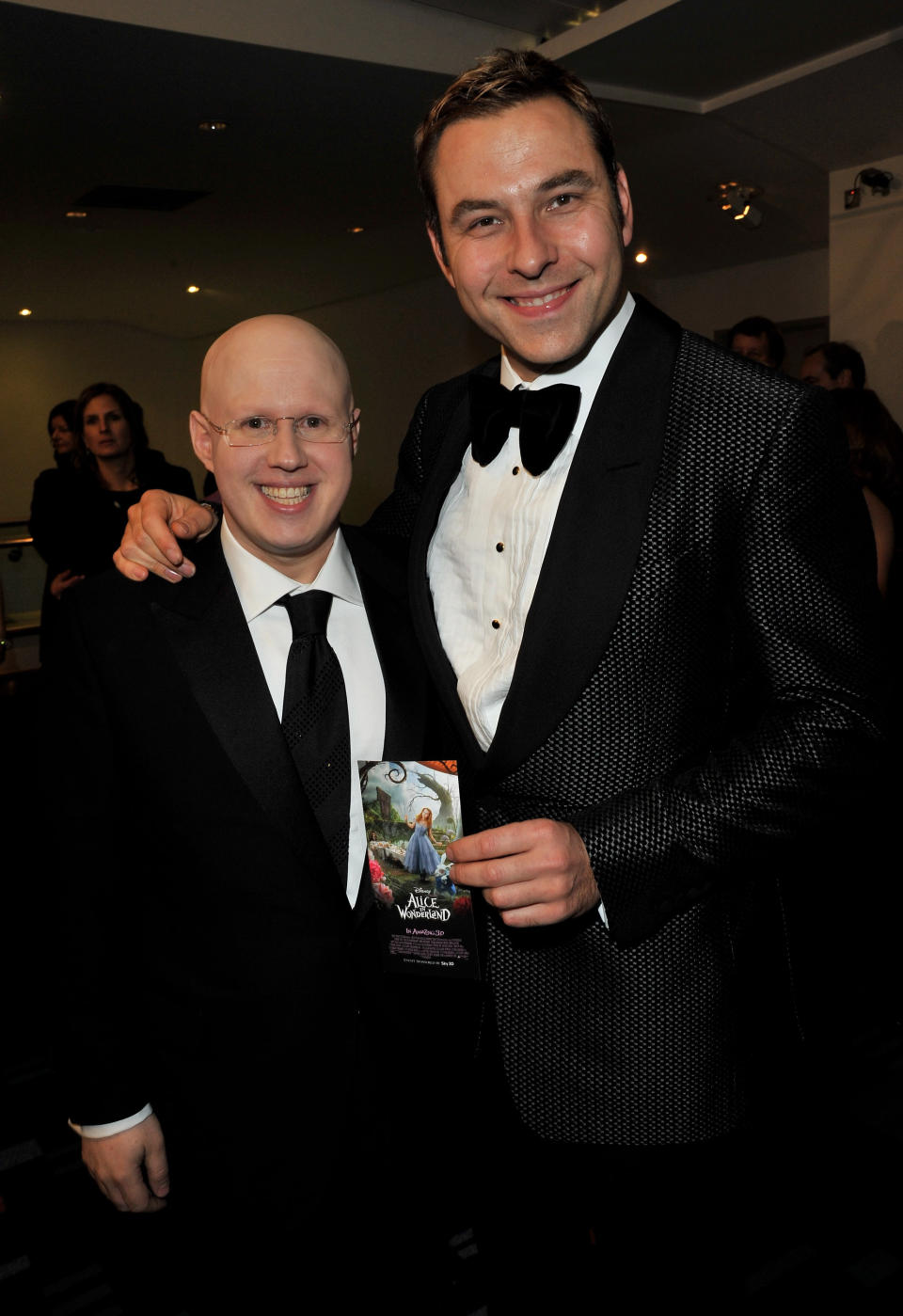 LONDON, ENGLAND - FEBRUARY 25:  ActorsMatt Lucas and David Walliams attend the Royal World Premiere of Tim Burton's 'Alice In Wonderland' at the Odeon Leicester Square on February 25, 2010 in London, England.  (Photo by Jon Furniss/WireImage) 