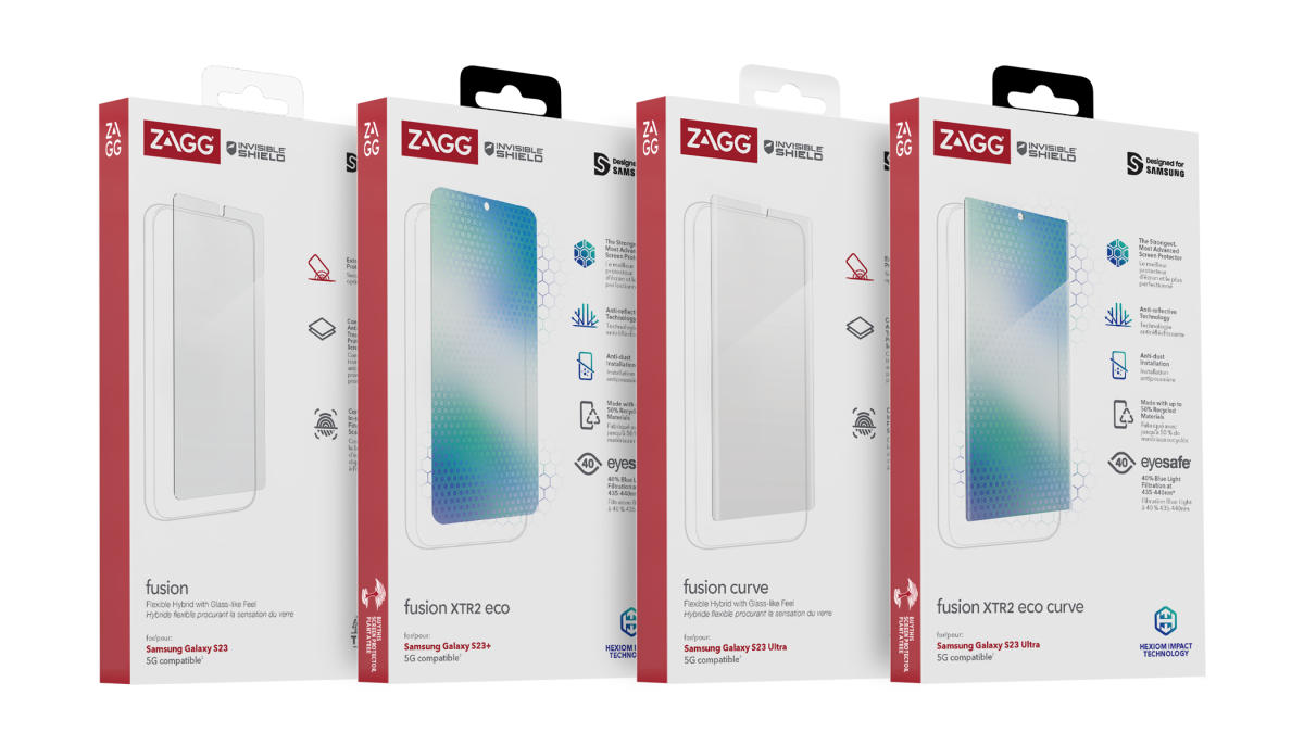 Zagg Samsung Galaxy S23 Ultra Glass Fusion + Screen Protector : Target