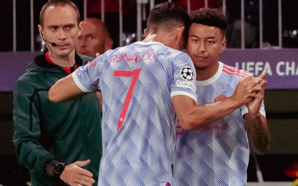 Cristiano Ronaldo and Jesse Lingard - GETTY IMAGES