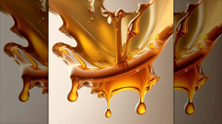 Splash of golden syrup