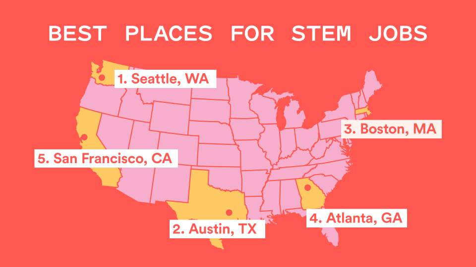 WalletHub found the best metro areas for STEM professionals.