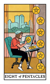 8 of Pentacles Tarot