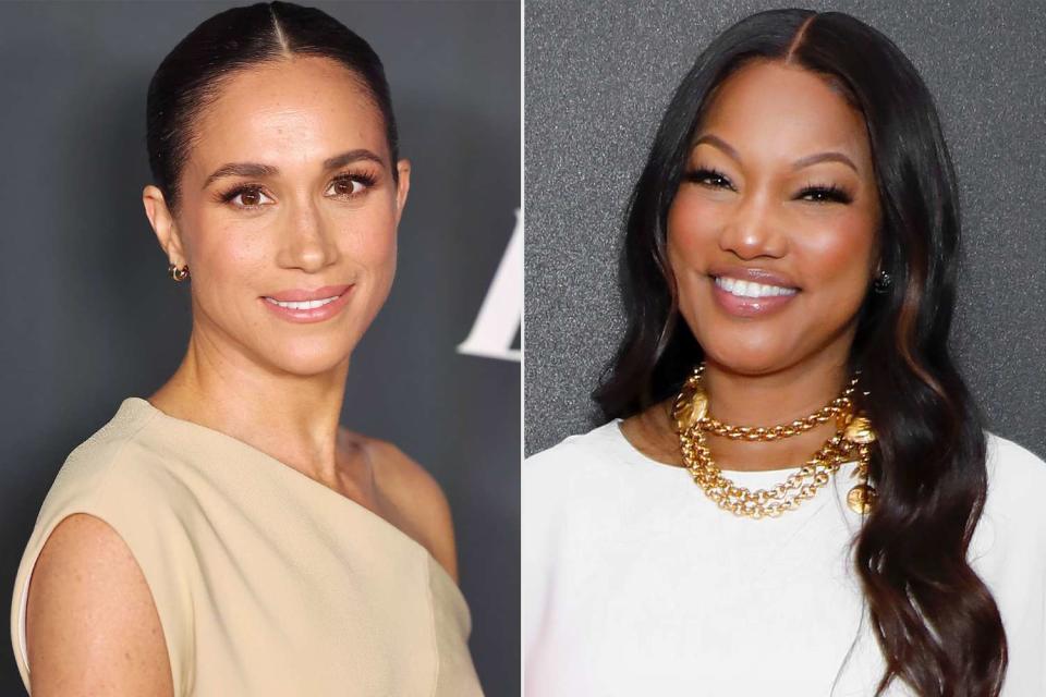 <p>Robin L Marshall/FilmMagic; Gregory Pace/Shutterstock </p> (Left) Meghan Markle at the 2023 Variety Power Of Women event at Mother Wolf on November 16, 2023 in Los Angeles; (Right) Garcelle Beauvais in New York on May 16, 2022.