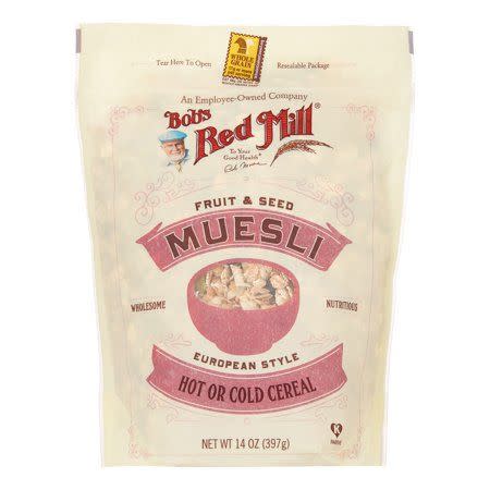 4) Bob’s Red Mill Fruit & Seed Muesli