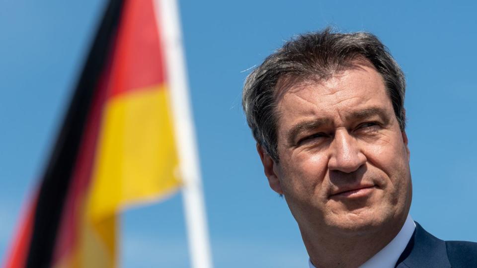 CSU-Chef Markus Söder gefällt der Vorstoß von Armin Laschet zum Lockdown.