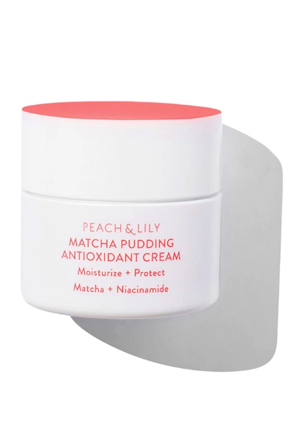 5) Peach & Lily Matcha Pudding Antioxidant Cream
