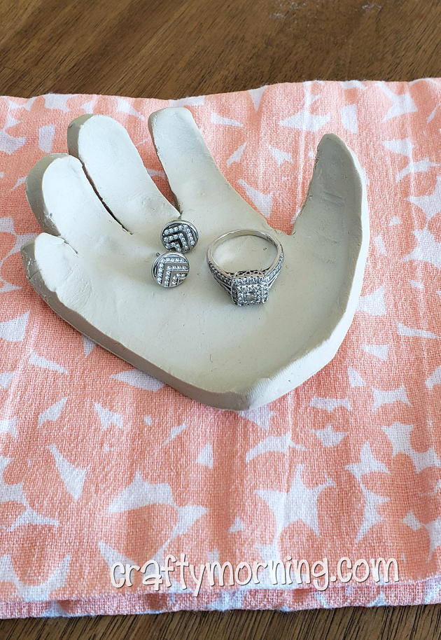 Clay Handprint Jewelry Dish