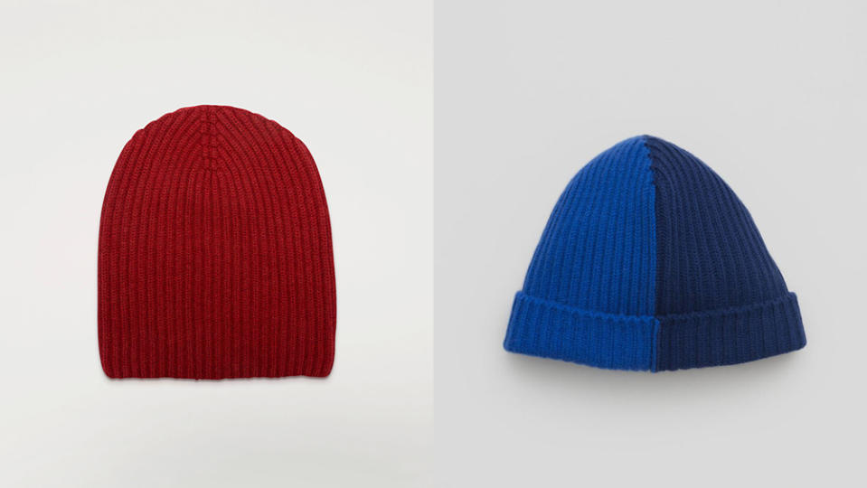 Begg & Co.'s first line of knitwear includes two styles of beanies.