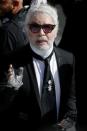 German fashion designer Karl Lagerfeld appears during Dior Homme Spring/Summer 2019 collection show during Men's Fashion Week in Paris, France, June 23, 2018. REUTERS/Pascal Rossignol