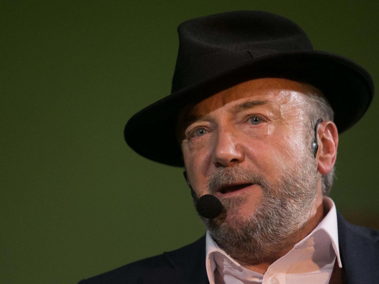 File photo dated 14/06/15 of George Galloway as media regulator Ofcom imposed a fine of £75,000 on Talksport Ltd: PA