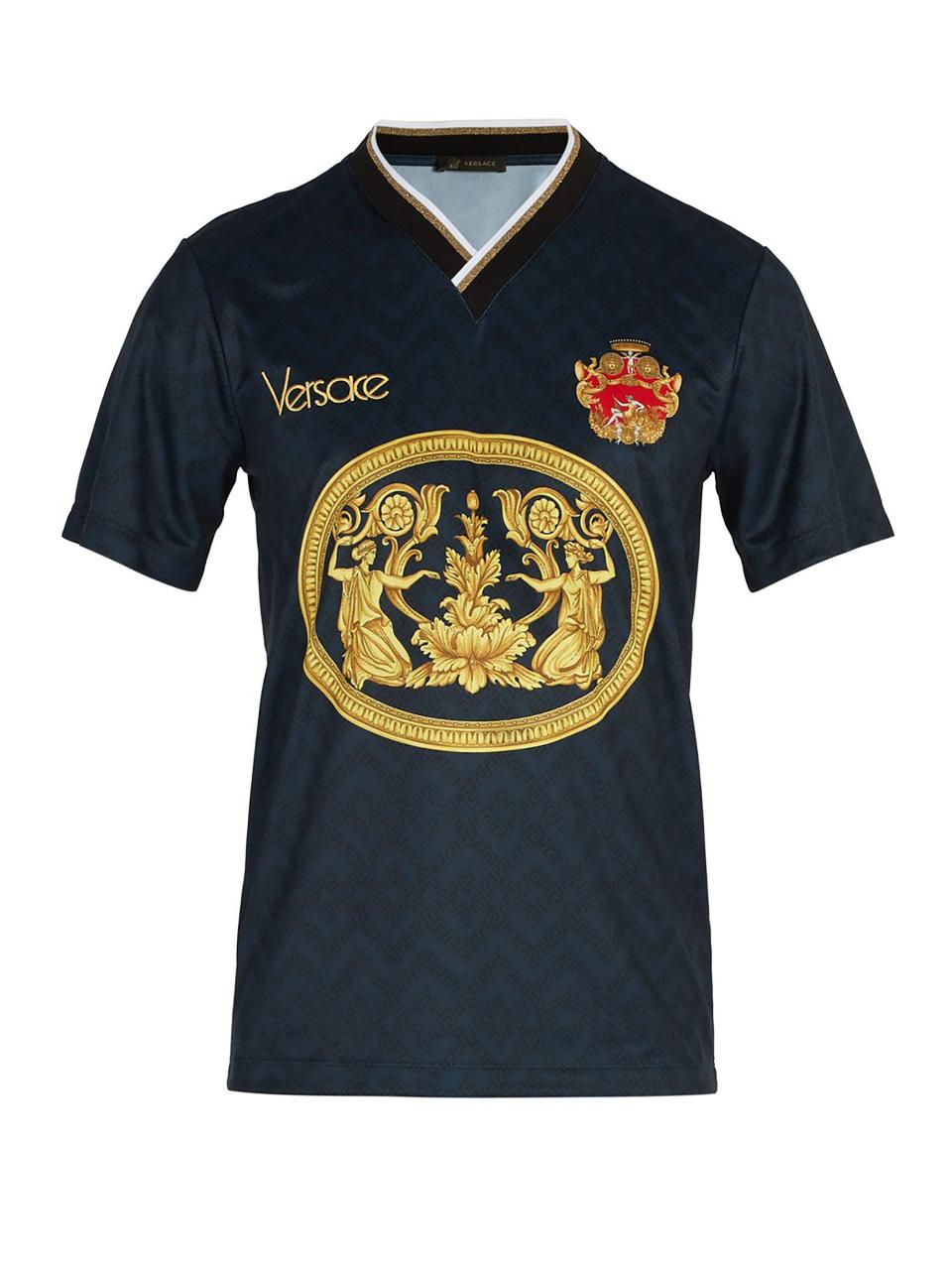 Versace football shirt (£500)