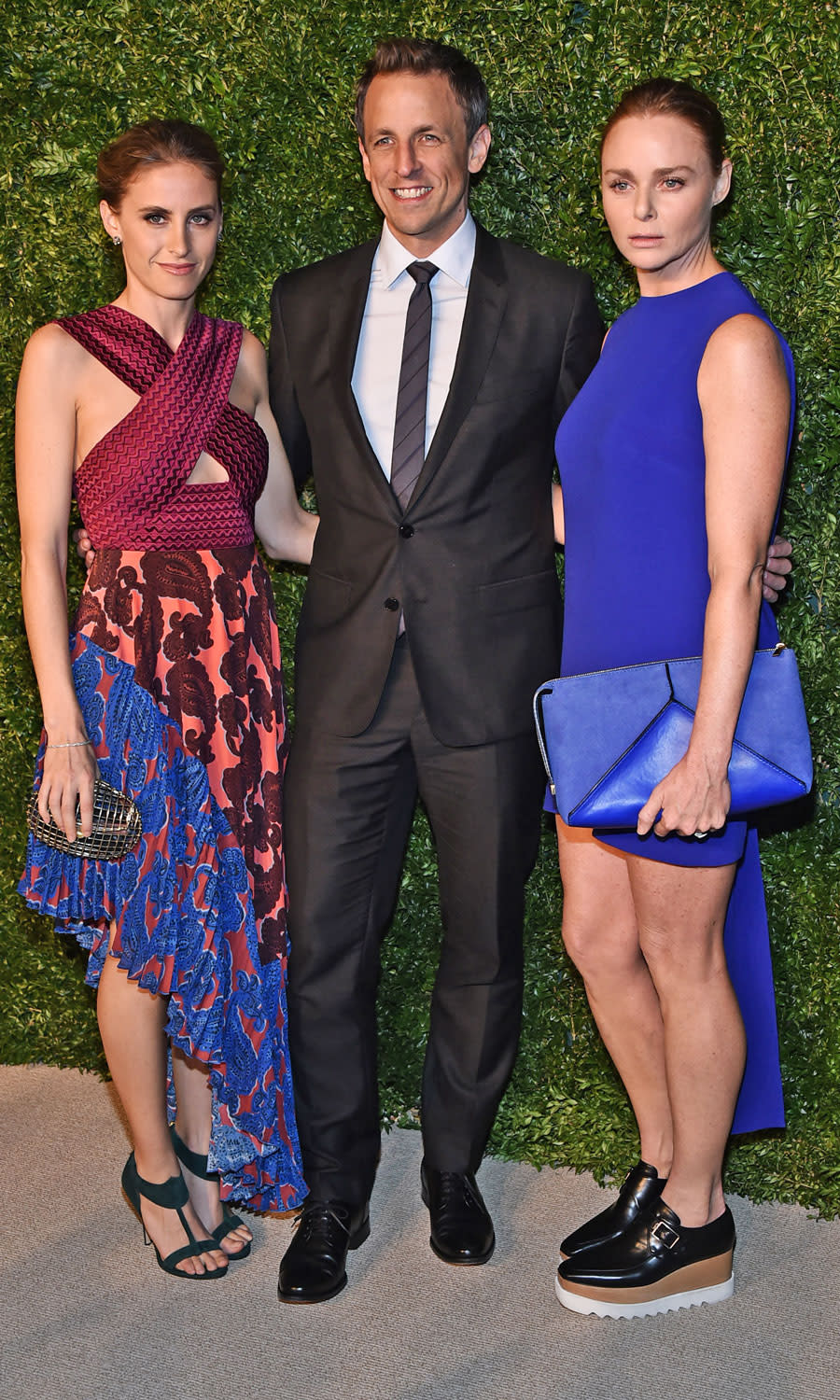 Alexi Ashe, Seth Meyers, and designer Stella McCartney