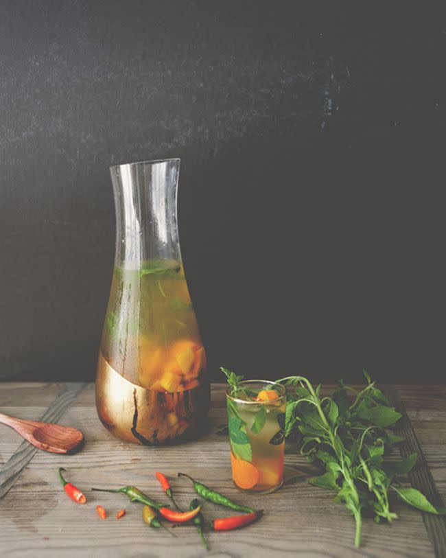 Spicy Mango Basil Sangria