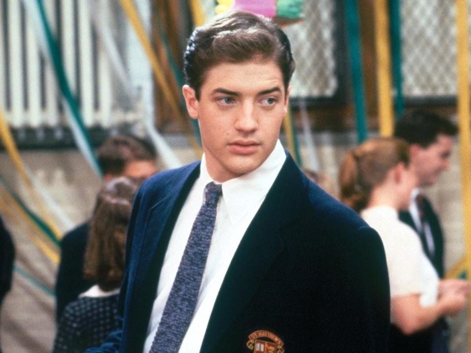 Brendan Fraser in a still from "School Ties."