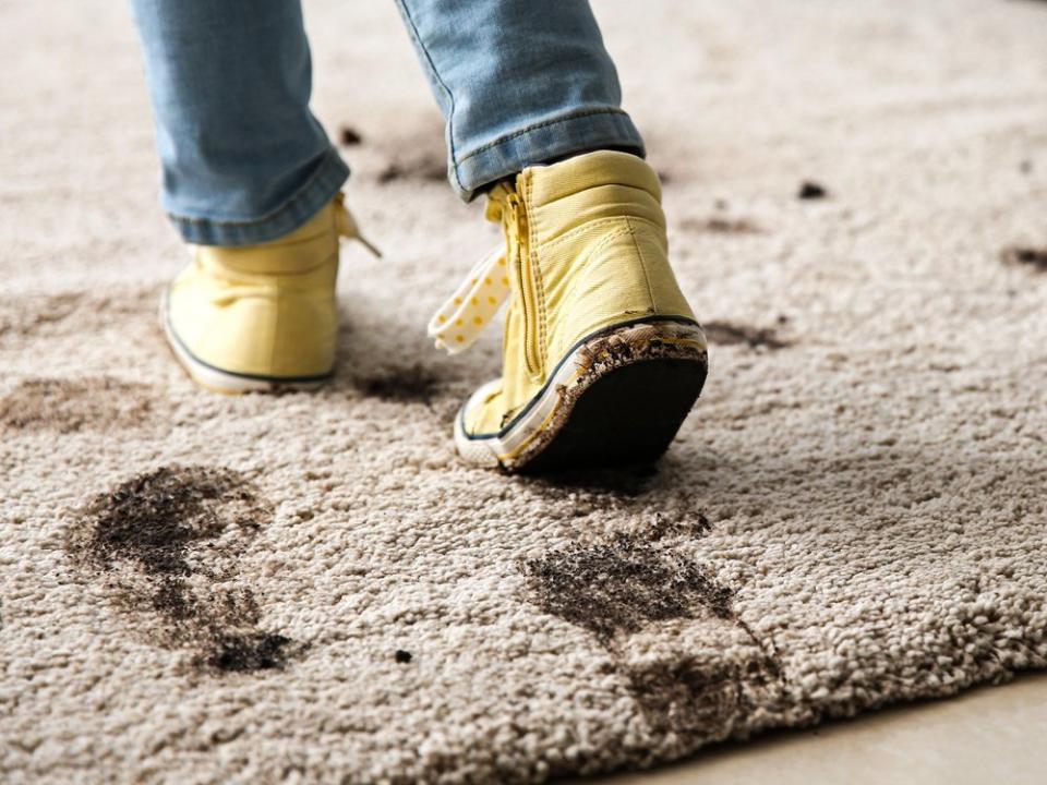 Straßenschuhe bringen nicht nur Schmutz in die Wohnung, sondern auch allerlei Bakterien und Keime. (Bild: Pixel-Shot/Shutterstock)