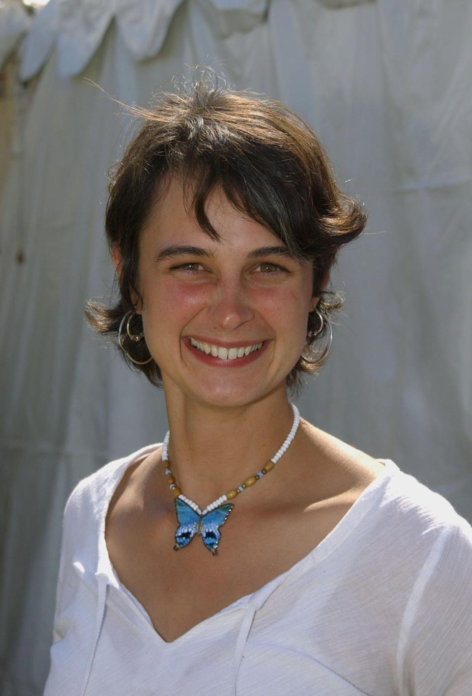 Activist Julia Butterfly Hill poses at the 3rd Annual Worldfest on September 29, 2002 in Los Angeles, California