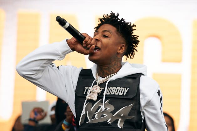 YoungBoy Never Broke Again performs during JMBLYA at Fair Park on May 3, 2019 in Dallas, Texas.   - Credit: Cooper Neill/Getty Images