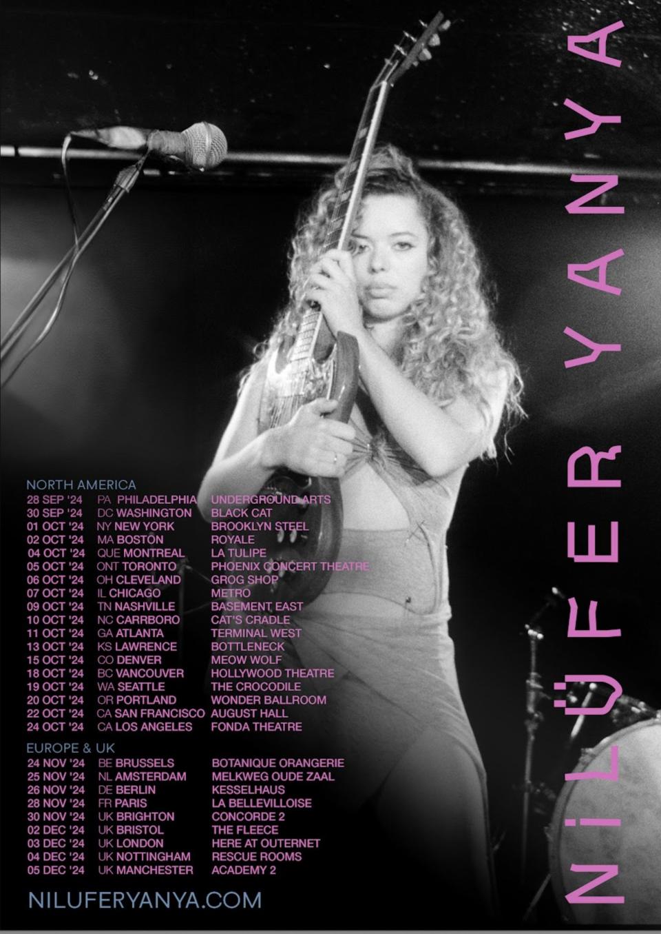 Nilüfer Yanya 2024 Tour Admat Tour Dates Fall