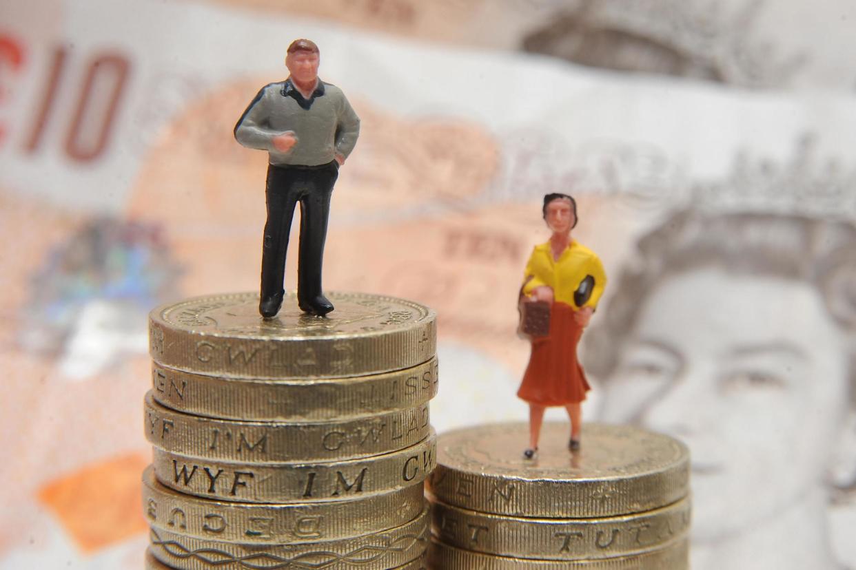 Three of Britain’s “big four” banks admitted that women are paid on average 32% less than men: PA Wire/PA Images