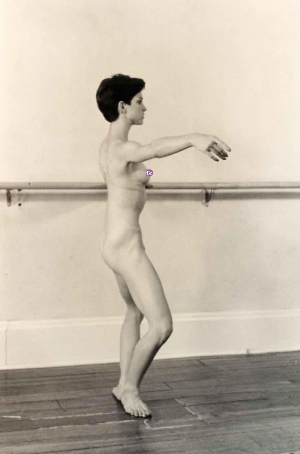 The photographs going up for auction show the singer doing a series of ballet poses totally nude. Source: Gotta Have Rock and Roll